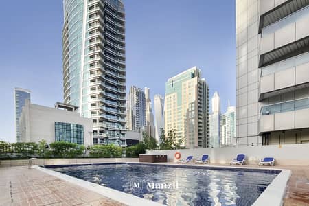 1 Спальня Апартамент в аренду в Дубай Марина, Дубай - Pool Area