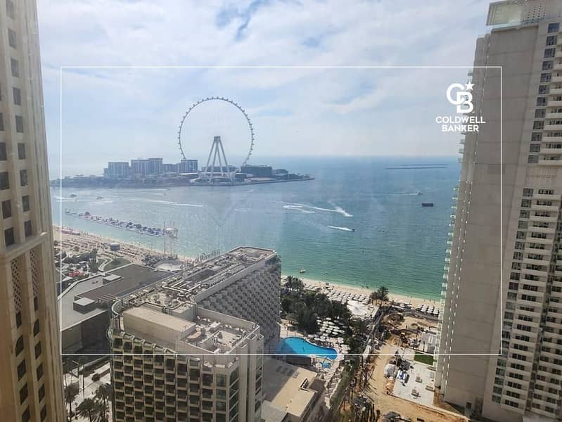 High Floor | Dubai Eye & Sea View | Upgraded