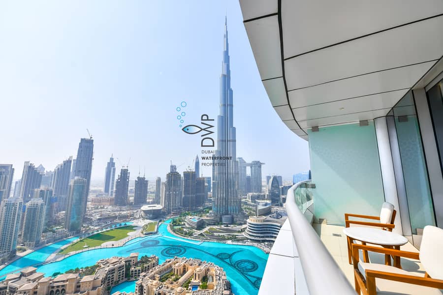 Vacant! Large 2BR | Amazing Burj Khalifa and Fountain View | Unit 4401