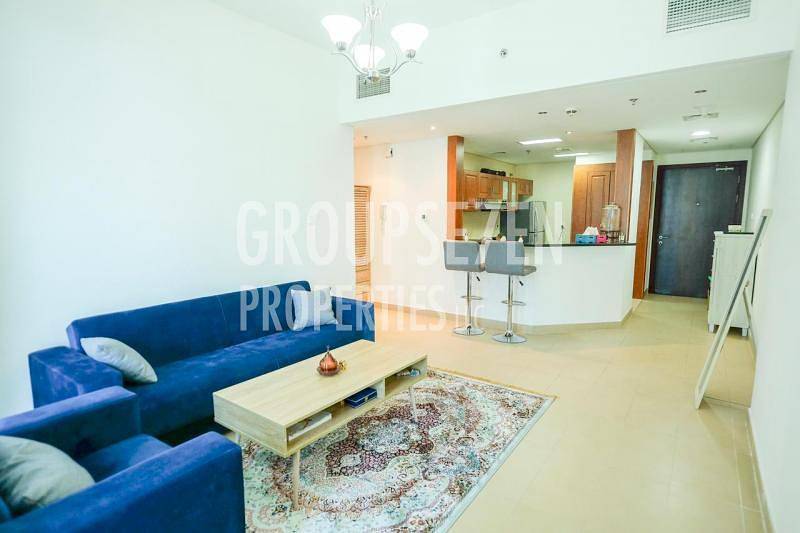 Lovely Furnished 1 BR in Lakeside JLT for rent Only for 65K