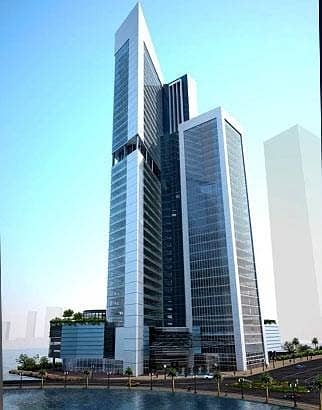 位于商业湾，伯林顿大厦 的写字楼 1380000 AED - 3022786