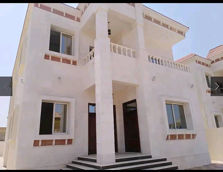 Villa for sale new face area stone building with a large lounge with air conditioners