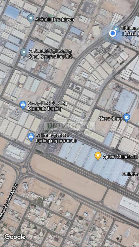 Corner Plot 43,500 Sqft Industrial Plot For Sale In Al Jurf Ajman China Mall