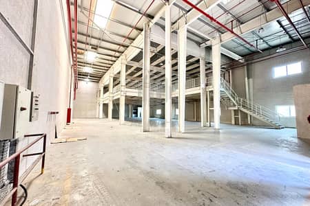 Warehouse for Rent in Dubai Investment Park (DIP), Dubai - Road Facing| High Power| G + M| Insulated WH