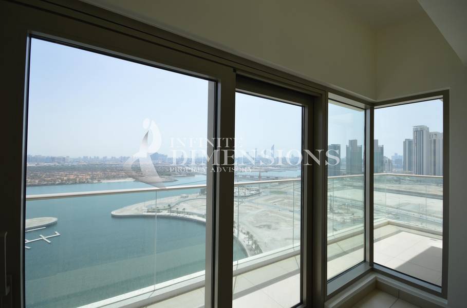 Upcoming Corner 3BR with Sea view in Wave Tower for rent!