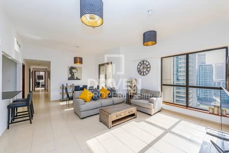 2 Bedroom Flat for Sale in Jumeirah Beach Residence (JBR), Dubai - Exclusive Corner Unit | Full Marina View