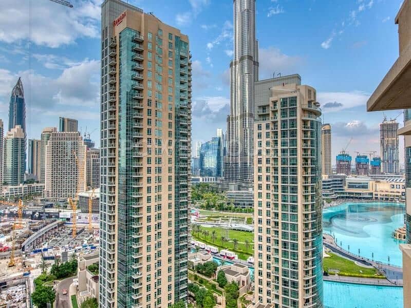 Burj and Fountain View | High Floor | Vacant