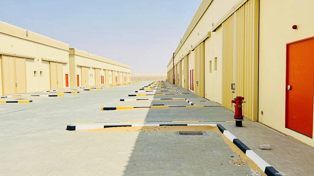 BRAND NEW READY WAREHOUSE FOR RENT IN AL SAJAA  18 AED PER  SQUARE FEET