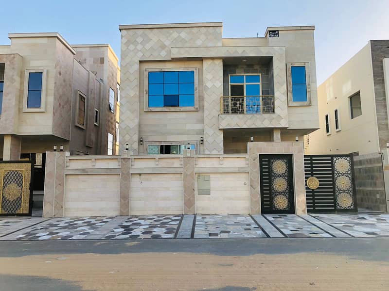 Villa for sale with roof and air conditioners, free of charge for the owner, luxurious finishing, front and back, Villa for sale with roof and air conditioners, free of charge for the owner, luxurious finishing, front and back,