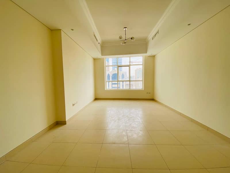 3bhk in al mamzar sharjah with maid room free parking only 47k