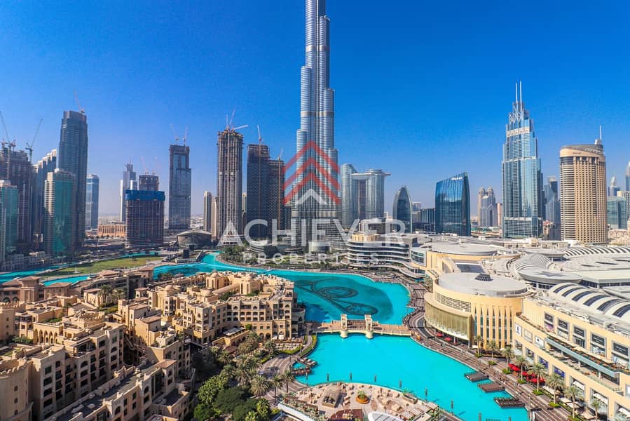 Full Burj and fountain view | All Bills Included | 2BD
