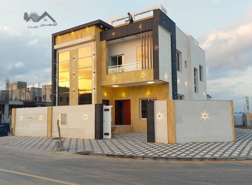For a limited time,  own a corner villa  , a large building area of ​​3,600 sqft - central AC  -  without down payment - prime location