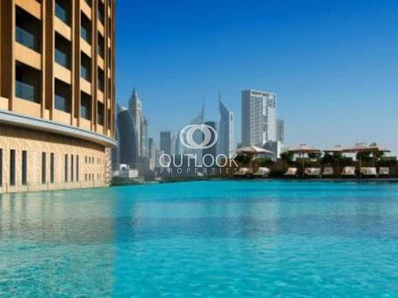 位于迪拜市中心，迪拜谦恭购物中心 1 卧室的酒店式公寓 180000 AED - 7372540