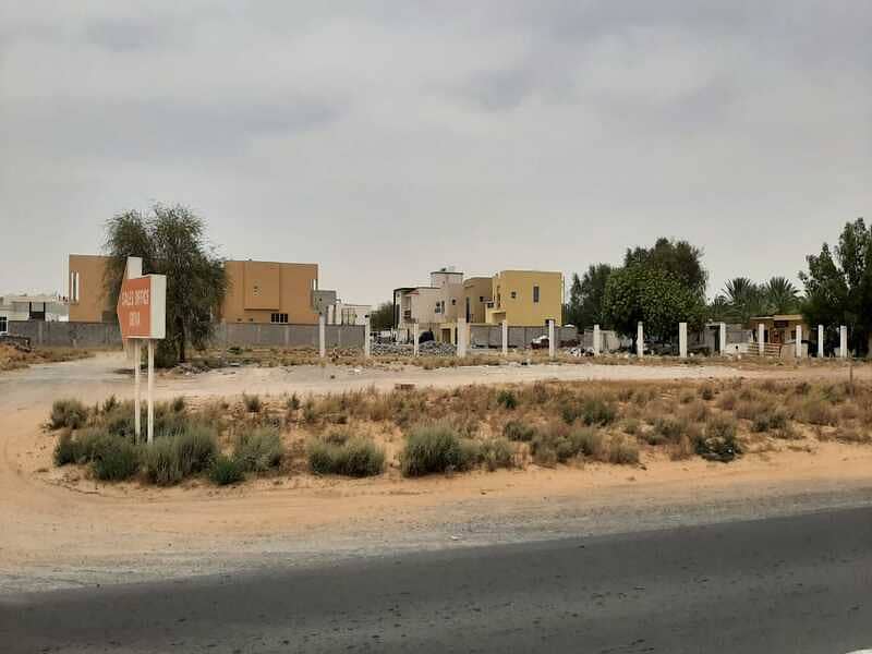 Commercial land, prime location, Al Zahia area (Signature)