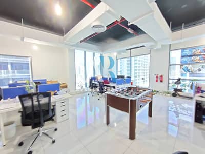 Office for Rent in Business Bay, Dubai - Fitted Office | 7 Cabins | 4 Parking\\\'s | Bright Office