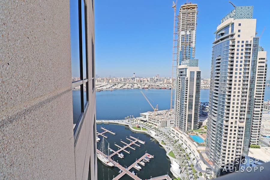 位于迪拜溪港，迪拜溪畔公寓，迪拜溪畔公寓1号南大厦 1 卧室的公寓 110000 AED - 7423939