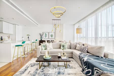3 Bedroom Apartment for Rent in Al Wasl, Dubai - Living Area