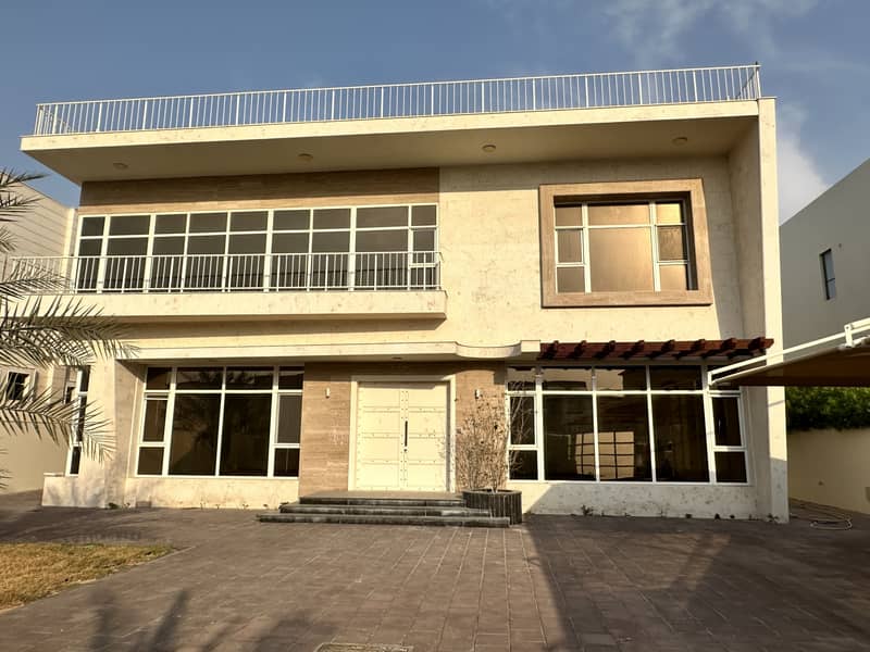 Modern villa for rent in al khawaneej ( 5 bedroom + hall + majlas + parking + service block )