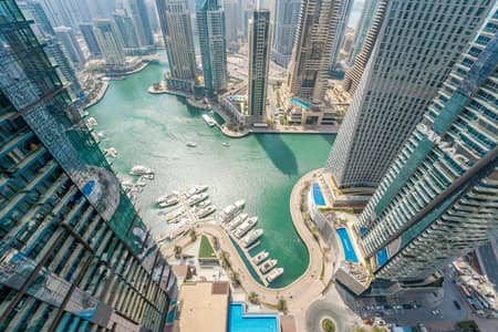 1 Bedroom Flat for Rent in Dubai Marina, Dubai - Ultimate Waterside 1BR  Jumeriah Living Marina Gate