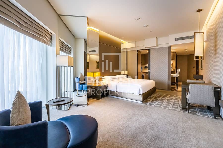 位于迪拜湾，迪拜健康城，凯悦溪畔高地公寓式酒店 的公寓 1300000 AED - 7404972