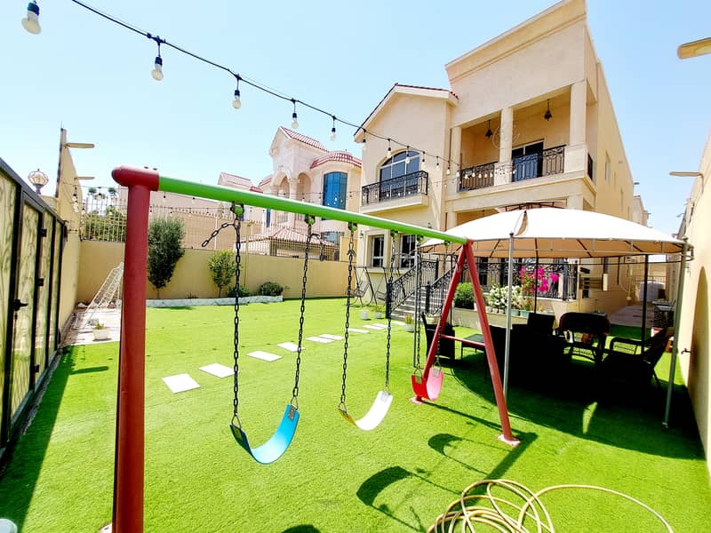 New villa, modern European design, prime location in Al Mowaihat - Ajman