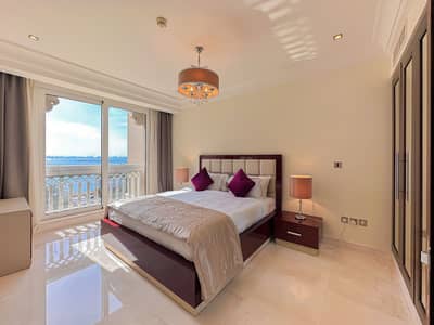 2 Bedroom Apartment for Rent in Palm Jumeirah, Dubai - Fabulous Full Sea View 2 BR apt  with Beach Access