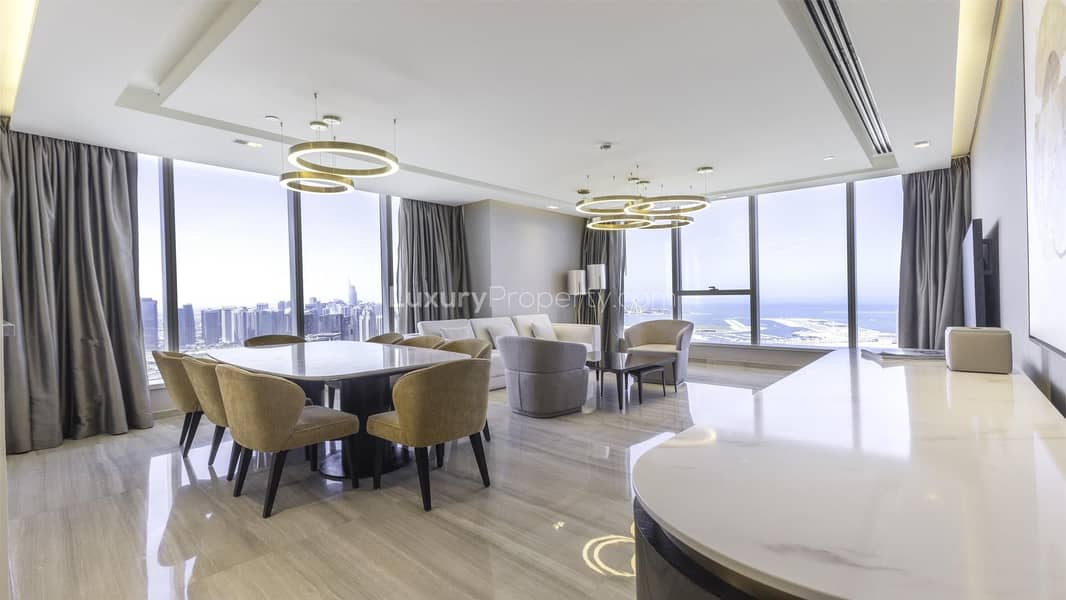 位于迪拜媒体城，迪拜阿瓦尼棕景套房酒店 3 卧室的顶楼公寓 7900000 AED - 7444869