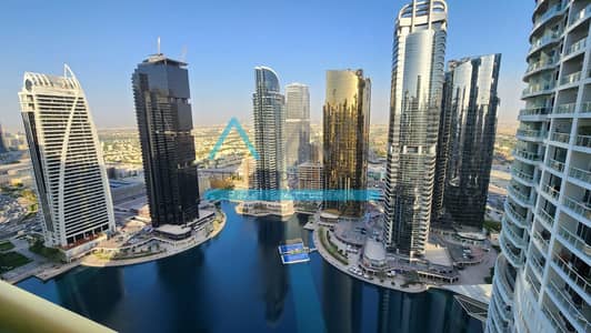 1 Bedroom Flat for Sale in Jumeirah Lake Towers (JLT), Dubai - Big And Bright Apt On Higher Floor With Beautiful Lake View Next To Metro Station