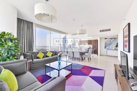 شقة فندقية 2 غرفة نوم للايجار في مركز دبي المالي العالمي، دبي - شقة فندقية في مركز دبي المالي العالمي 2 غرف 180000 درهم - 7444539