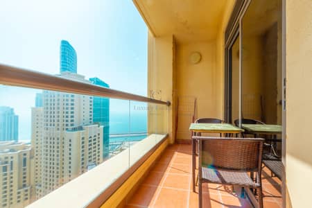 2 Bedroom Apartment for Sale in Jumeirah Beach Residence (JBR), Dubai - Upgraded Luxury fitted Unit in Amwaj 4|High Floor|