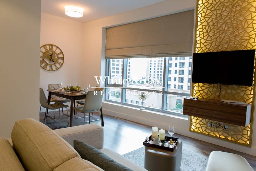 位于迪拜码头，公园岛公寓，萨尼贝尔大厦 1 卧室的公寓 110000 AED - 7449964