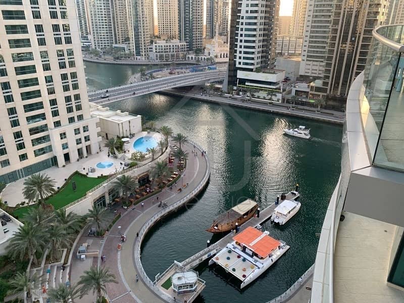 位于迪拜码头，三叉戟海洋景观大楼，三叉戟滨海公园海洋大厦 2 卧室的公寓 2500000 AED - 7450080
