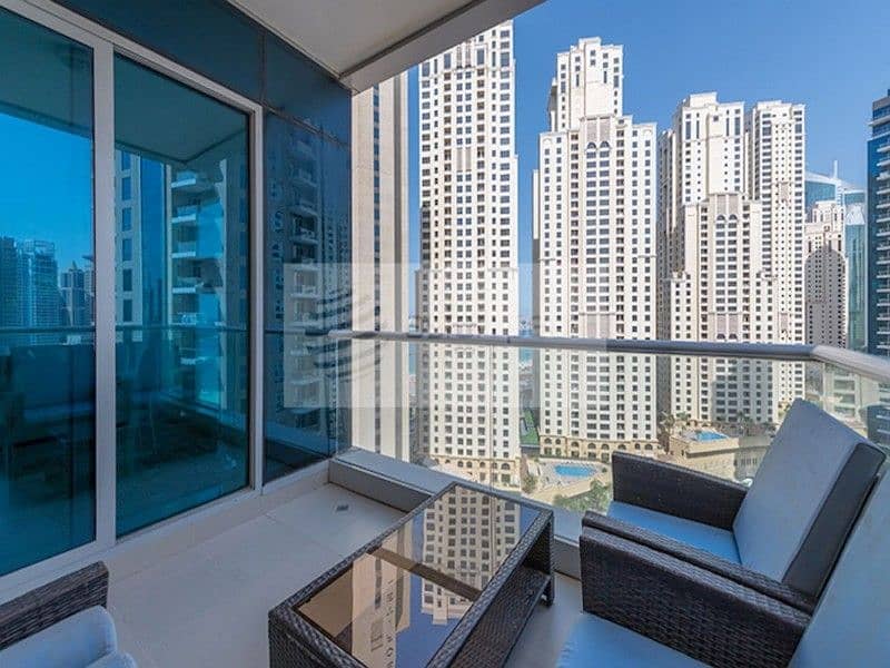 位于迪拜码头，滨海长廊公寓，谢玛拉大厦 1 卧室的公寓 149000 AED - 7452473