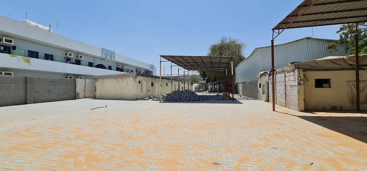 21000 square feet 60KW yard with warehouse rent just for 369999