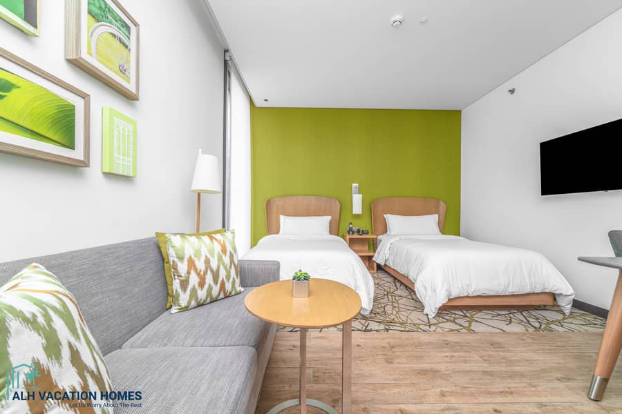 Breakfast Included | Superior Twin Studio | Fully Serviced Breakfast Included | Superior Twin Studio | Fully Serviced