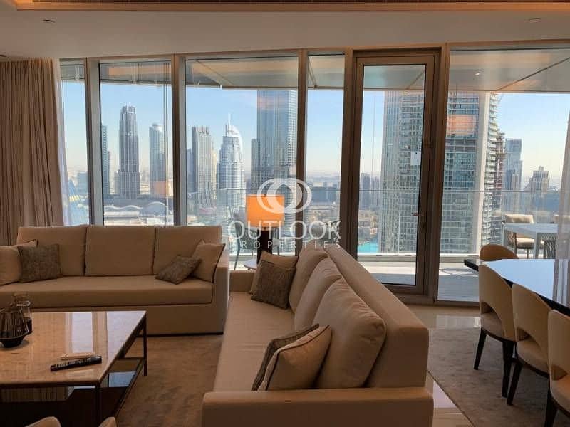 位于迪拜市中心，谦恭公寓天际景观综合大厦 3 卧室的公寓 550000 AED - 7460404