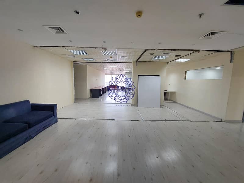 FULLY FITTED HUGE OFFICE FOR RENT SHK ZAYED STREET IN AL BARSHA 1