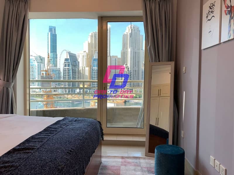 Fully Furnished 1 Bed  | Beautiful  Marina View |  Investor Deal!