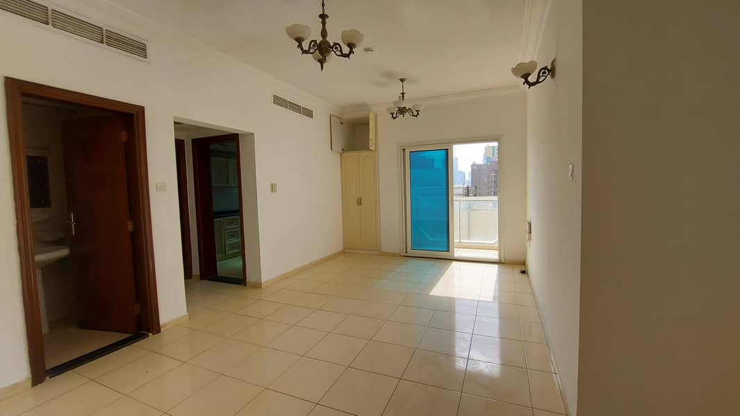 SPACIOUS 1 BHK IN 34K IN 6 CHEQUES / WARDROBES  AND BALCONY
