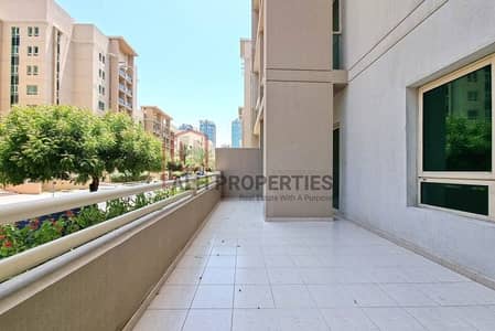 1 Bedroom Flat for Rent in The Greens, Dubai - Chiller Free | Large Terrace | Ground Floor