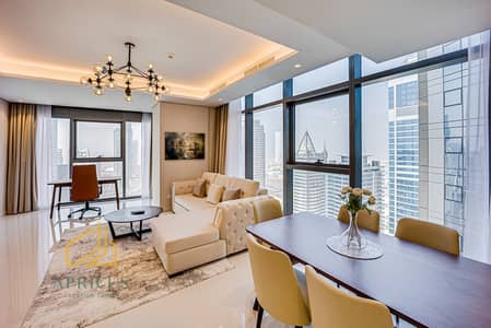 شقة 2 غرفة نوم للايجار في الخليج التجاري، دبي - شقة في داماك باراماونت تاور فندق (ميدتاون) و ريزيدنسز،الخليج التجاري 2 غرف 14101 درهم - 6338576