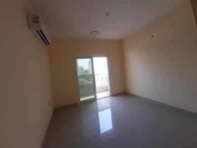 For rent in Ajman, an apartment, a room and a hall, with a balcony, 2 bathrooms, a master room, the location in Al Jurf 1, behind the National School,