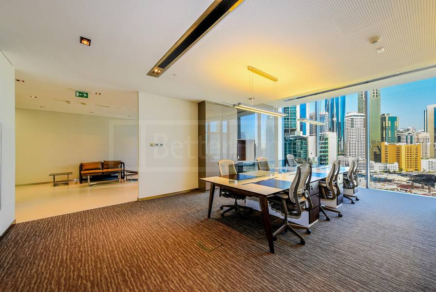 Fitted office for rent in Index Tower DIFC