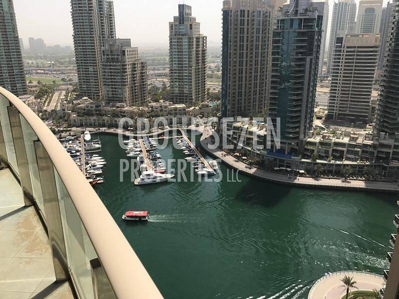 Furnished 2 Bed plus maids apartment balcony with the view in the Marina