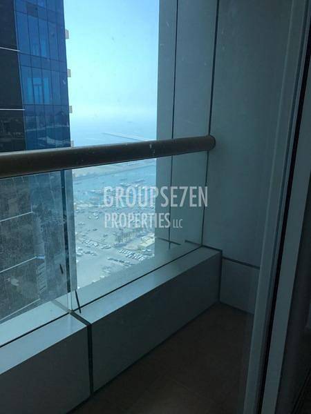 Partial sea view 1bdr for rent in Elite Tower Dubai Marina