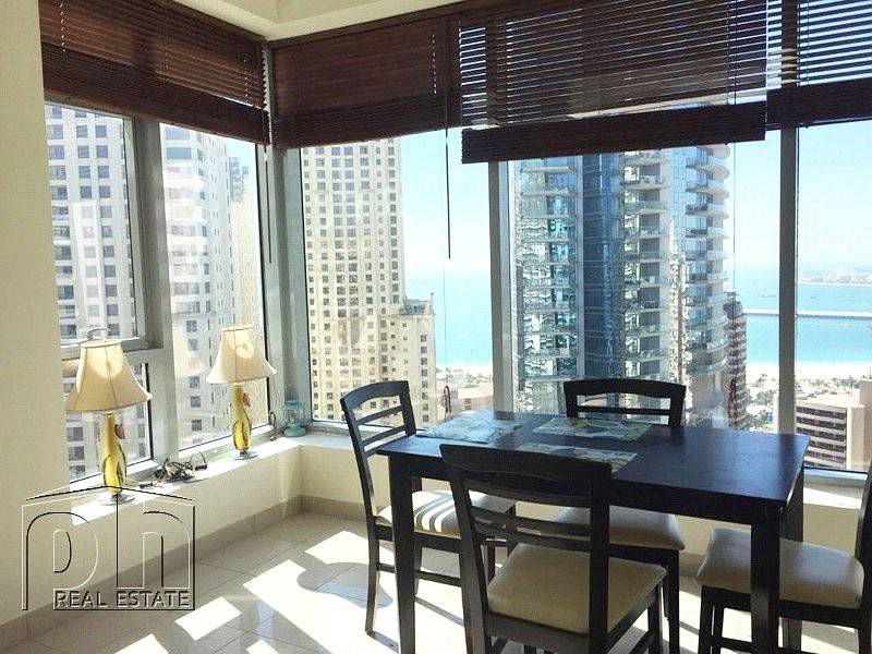 Large 1 Bed + Study | Beautiful Sea Views | Unfurnished