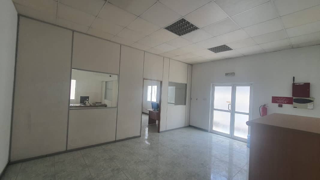1500 SQFT + 400 sqft Open Yaad Area  Warehouse  with office   washroom For Rent Facing Main Road