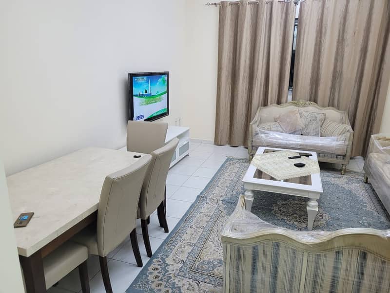 Sharjah Al Taawun Apartment, one room, hall, kitchen and two bathrooms