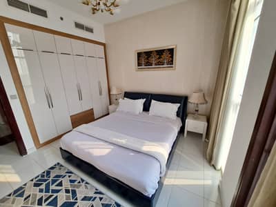 1 Bedroom Flat for Rent in Al Furjan, Dubai - XXL ONE BEDROOM CONVERTED TO TWO BEDROOM NEAR TO METRO