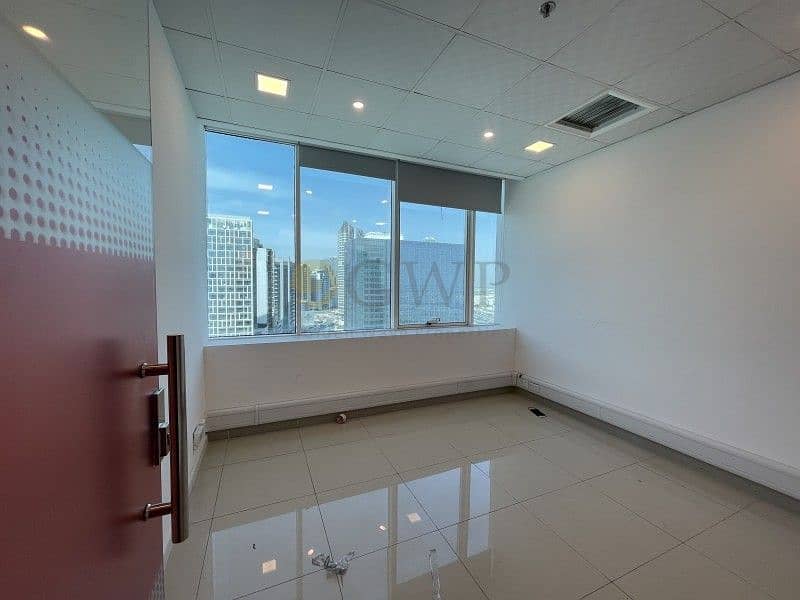 Fitted Office w/ Glass Partitions in Business Bay